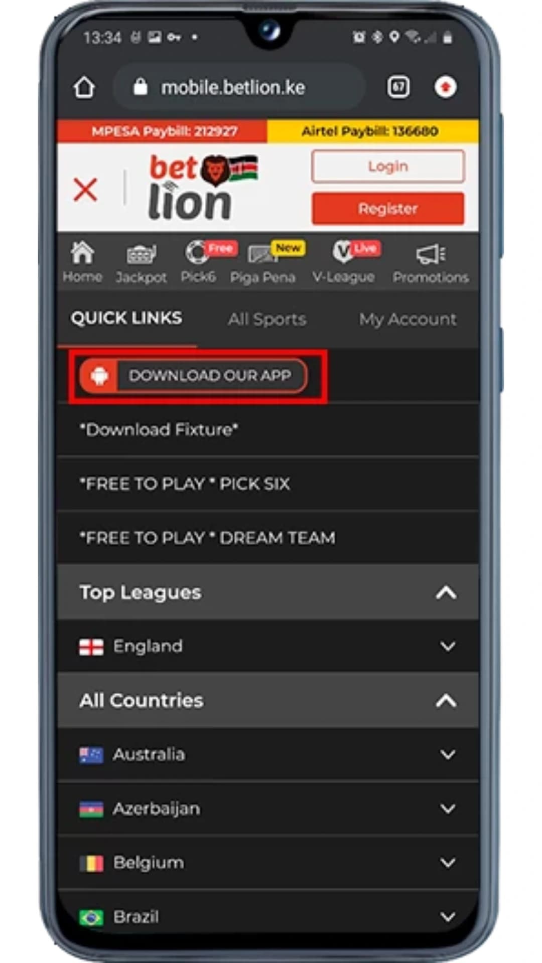 undefined Mobile App Screenshot