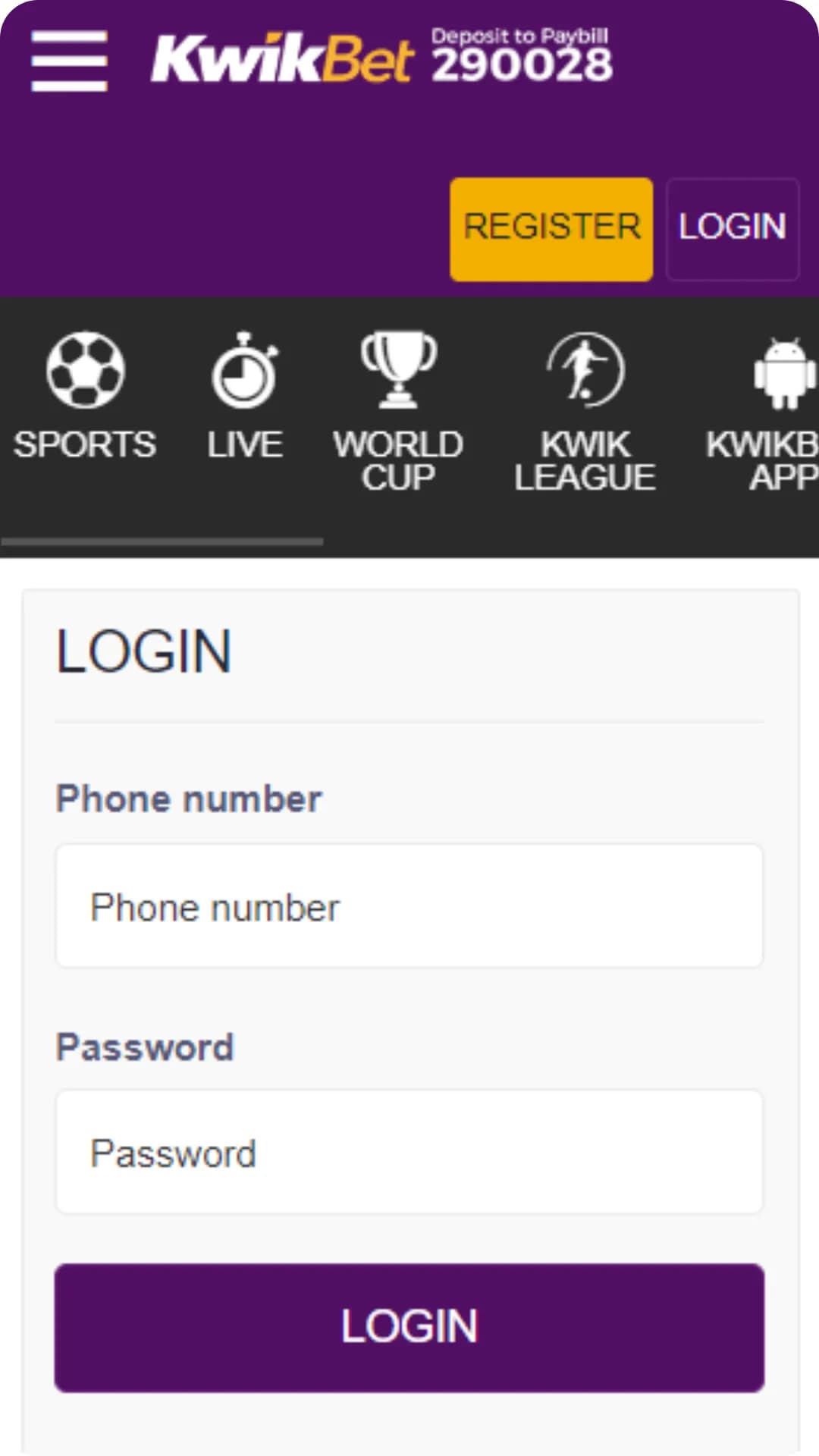undefined Mobile App Screenshot